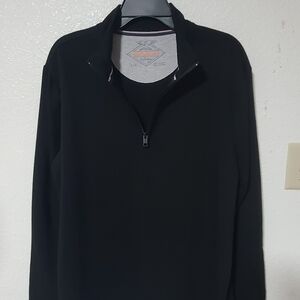 Weatherproof Men's Black Zip-Up Sweater Size L